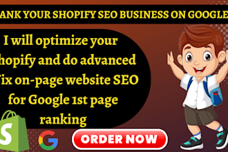 do SEO service optimization for your wordpress, shopify, wix website