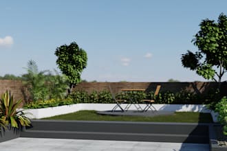 design and render outdoor landscapes