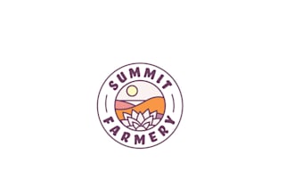 design flawlessly flexible new flower farm logo