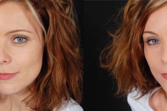 edit protrait photos by optimizing the skin to create a really good portrait