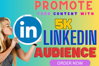 promote your content or link with 5k linkedin audience, shoutout, promotion