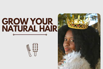 help you grow and care for your natural hair, afro hair, black hair