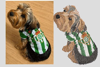 transform your artwork into high quality embroidery designs