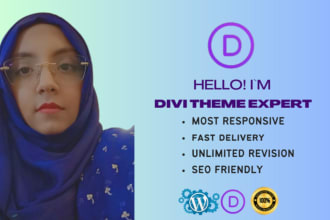 design SEO friendly website with divi theme
