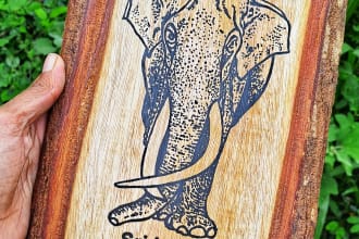 do wood burning art