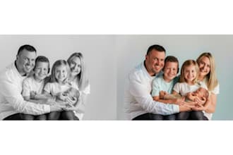 professional colorization of black and white photos