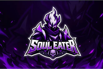 design a custom gaming mascot logo