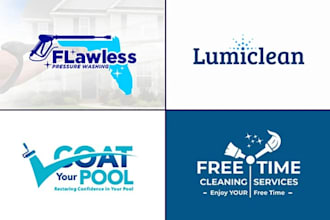 do awesome  power washing and pressure washing cleaning logo