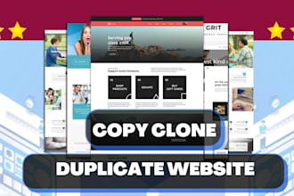 copy clone, redesign, replicate duplicate any website