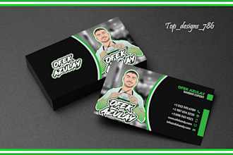 design cartoon barber logo business card for shop and salon