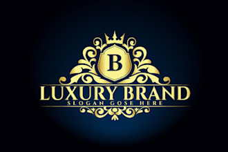 design professional clothing, monogram, crown, jewelry logo