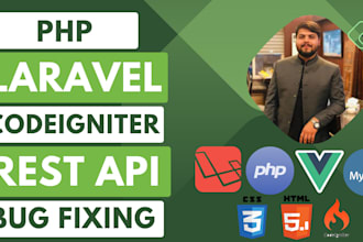 customize, fix and develop php, laravel, codeigniter, cakephp