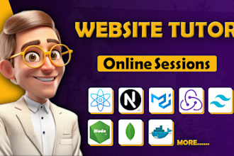 teach you html css javascript frontend react tutor js next js tutor