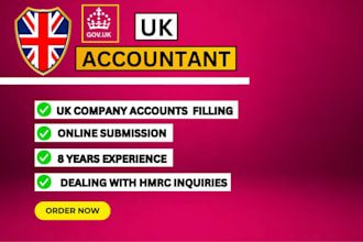 prepare UK company annual accounts and file corporation tax to hmrc