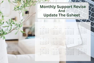 provide ongoing excel and google sheets support