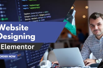 design a responsive wordpress website or landing page with elementor pro