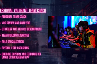 guide your valorant team to success as a pro team coach