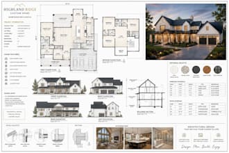 create 2d floor plans, architectural, structural and mep city permit drawings