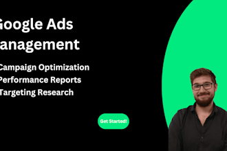 set up and manage google PPC campaign advertising ads