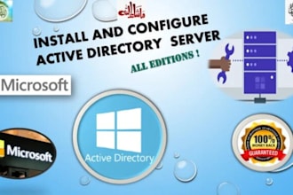 install and configure windows server, active directory