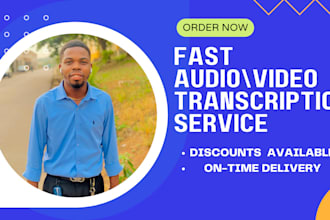 transcribe audio and do video transcription