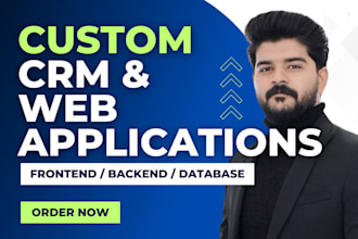 design and develop custom php laravel CRM