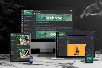 create esports or clan discord server