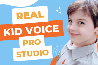 record a professional, american boy kid voice over