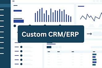 develop a custom CRM, erp, inventory system