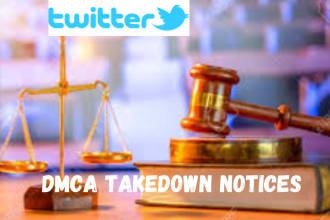 report,takedown infringing defaming illegal leaked content on twitter under dmca