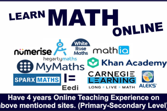 teach aqa, ib, pearson and edexcel math curricullum online