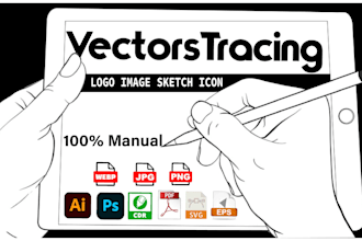 vectorize, redraw, trace, recreate your logo or image