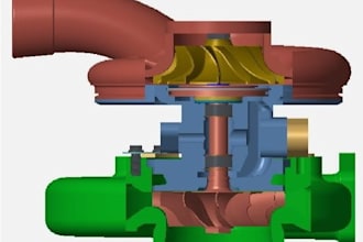 design professional 3d models with technical drawing