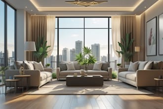 do stunning  interior rendering