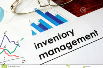manage inventory, accounting, and production in excel