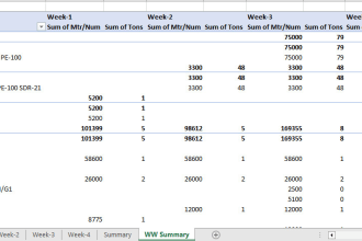 do excel graphs, charts, pivot table, dashboards and buttons