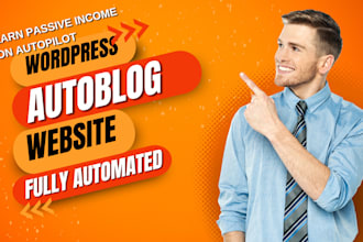 create an autoblog or autopilot automated news website