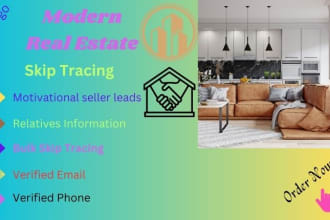 do provide motivated seller real estate leads with bulk skip tracing