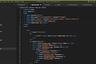 be your website designer in HTML CSS javascript bootstrap