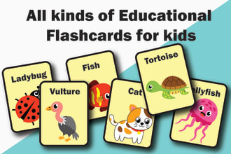 design printable educational montessori kindergarten flashcards for kids