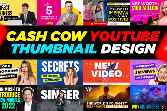 design viral thumbnails for your cash cow youtube channel