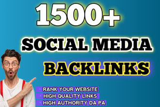 do 5000 forum profile and social media SEO backlinks