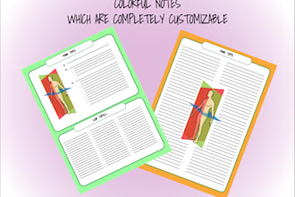 create customized digital notes from your handwritten notes