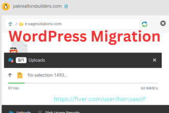 clone, transfer, back up, migrate wordpress website hosting domain to other