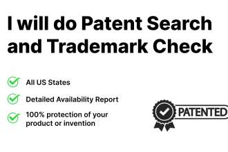 do a patent search and trademark check in US all states