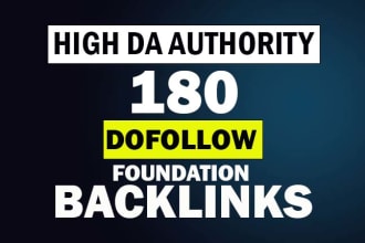 do foundation dofollow SEO backlinks high da authority white hat link building
