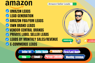 collect amazon sellers leads and ecommerce email lead list