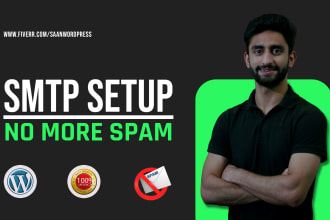 setup SMTP or email server on your wordpress website with 0 spam score