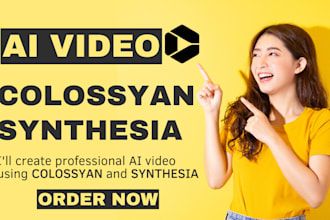 create and edit your colossyan and synthesia ai videos invideo online course
