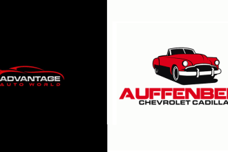 do best car racing, auto dealership, and automotive logo